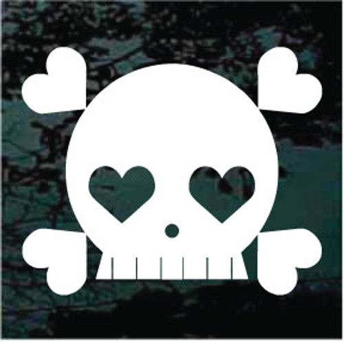 Girl Skull Custom Decal