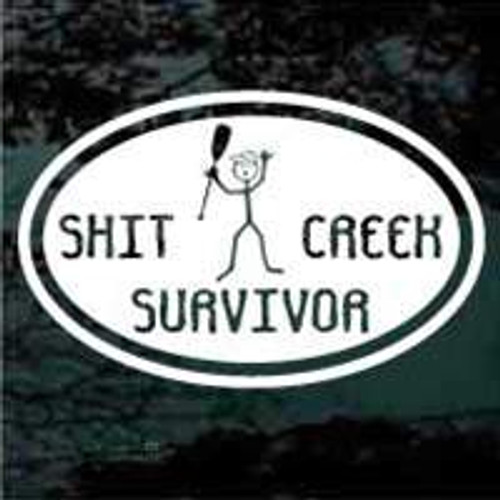 Shit Creek Survivor Boy Oval 