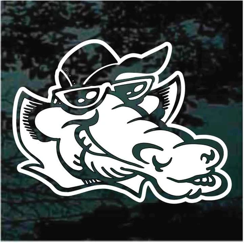 Cool Gator Wearing Sunglasses decals stickers
