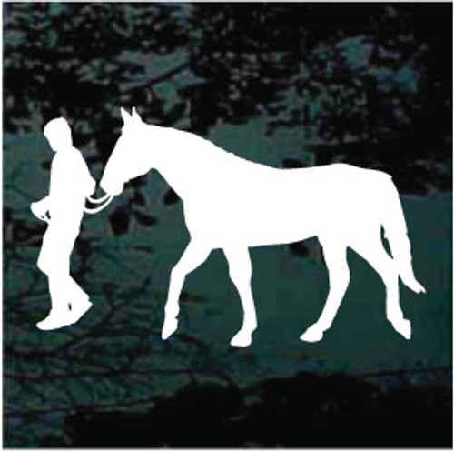 Horse & Rider car window decals stickers