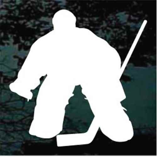 Hockey Goalie Silhouette Decals