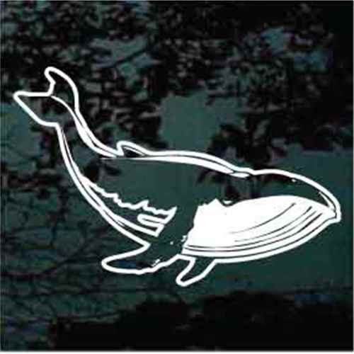 Killer Whale Swimming Window Decals