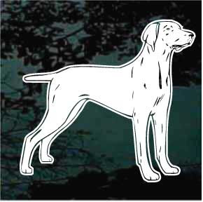 Weimaraner Puppy car window decals stickers