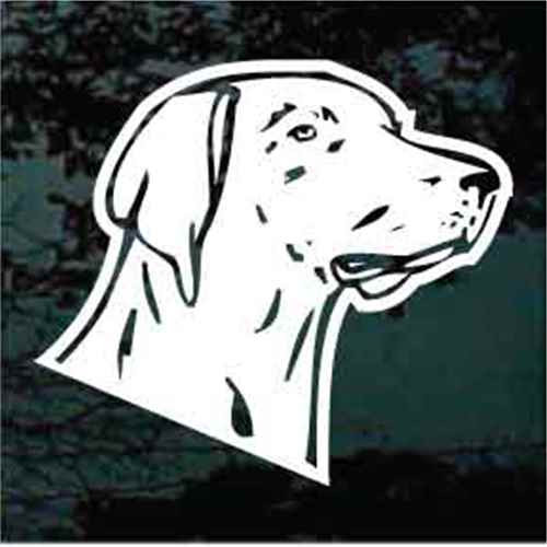 Weimaraner Head car window decals stickers