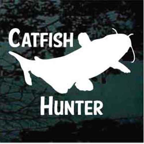 Catfish Hunter Window Decals