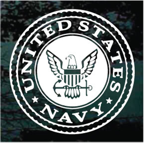 U.S. Navy Logo car window decals stickers