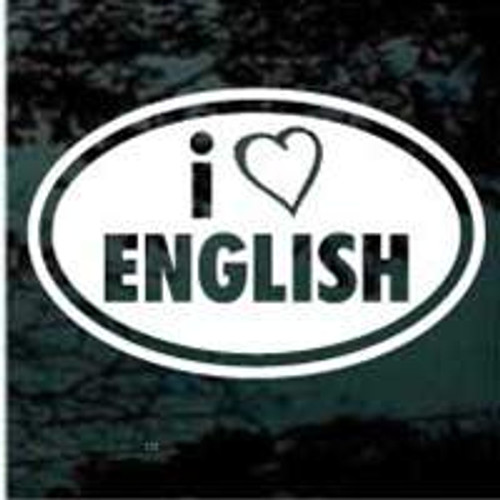 Love English Oval