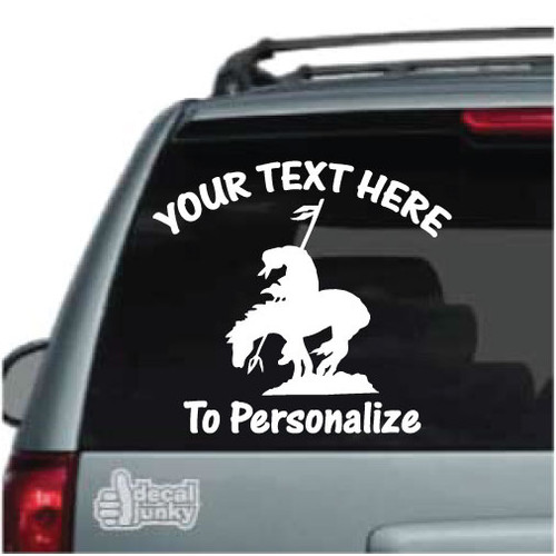 Native American Warrior At The End Of The Trail Car Decals Decal Junky