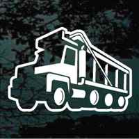 Dump Truck Icon car window decals stickers