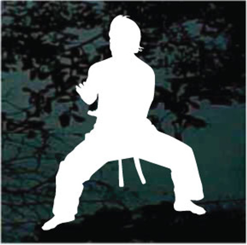 Martial Arts Silhouette 19 Decals