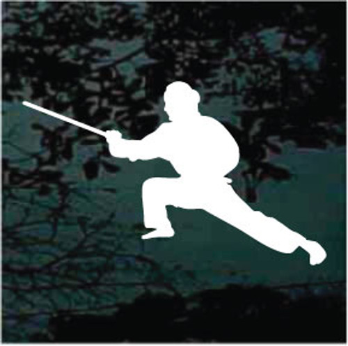 Martial Arts Silhouette 27 Decals