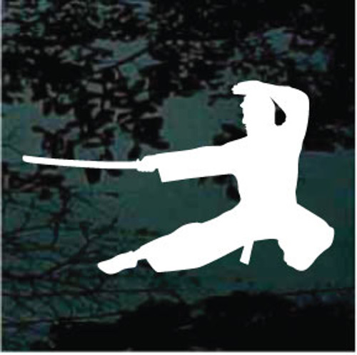 Martial Arts Silhouette 34 Decals