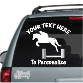 Sport Horse Jumping Decals & Car Window Stickers Decal Junky
