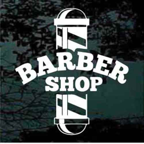 Barber Shop Window Sign decals stickers