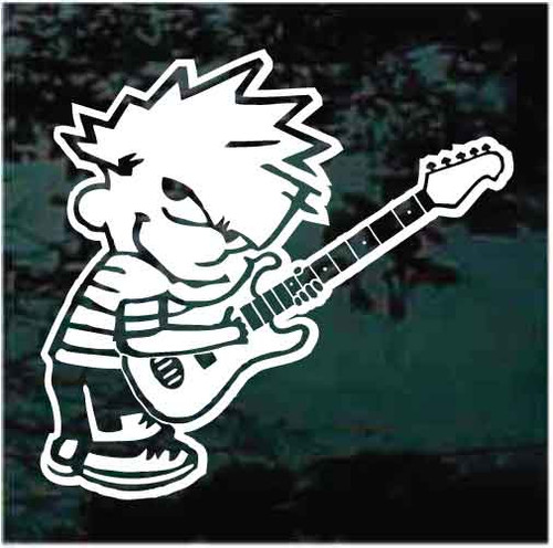 Bad Boy Bass Guitar car window decals stickers
