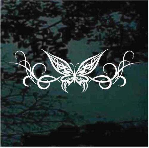 Wispy Butterfly Design decals stickers