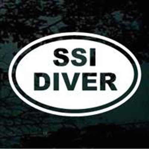 SSI Diver Oval Decals