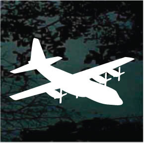 Aircraft Silhouette car window decals stickers