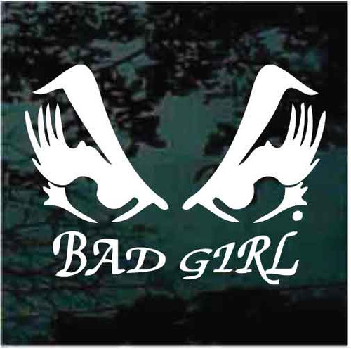 Bad Girl Custom car window decals stickers