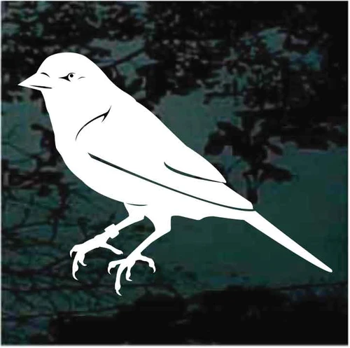 Detailed Bird Silhouette decals stickers