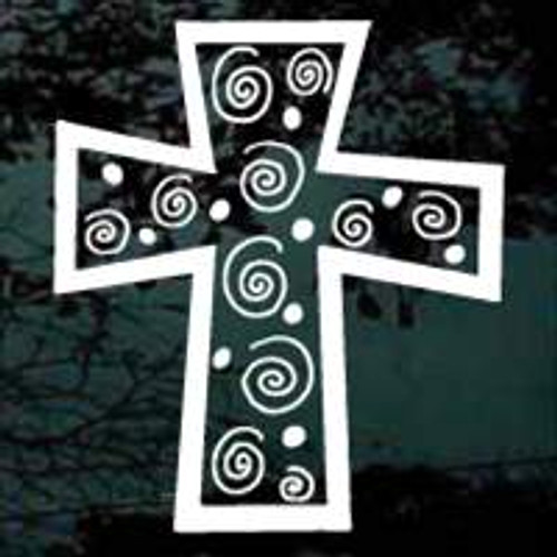 Whimsical Design Christian Cross