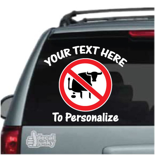 No Bullshit Sticker – 4x4 Die Cut Vinyl – Rayd Workshop C7029-1 – Funny B.S. Graphic Decal