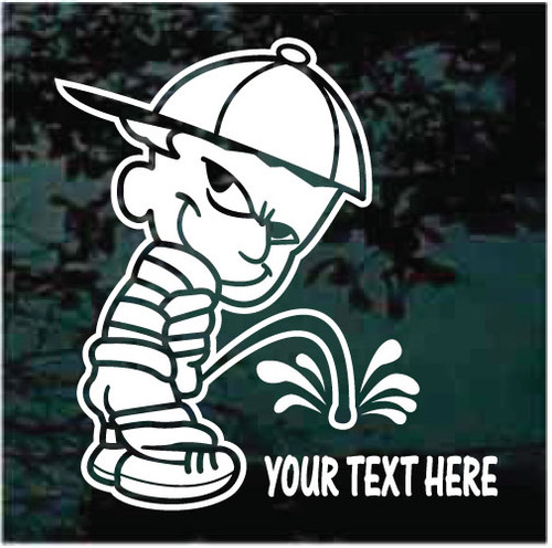Custom Bad Boy car window decals stickers