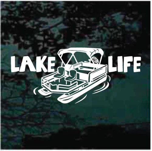 Sports & Outdoor Recreation Lake Car Stickers Lake Vinyl Stickers Lake ...