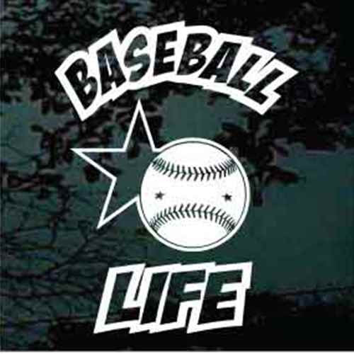 Baseball Life Decals