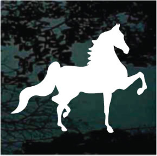 American Saddlebred Horse car window decals stickers American Saddlebred Horse car window decals stickers