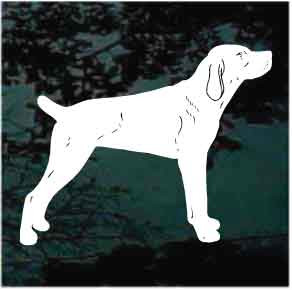 Mountain Cur Profile car window decals stickers