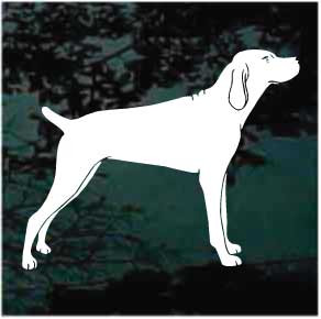 Standing Mountain Cur car window decals stickers