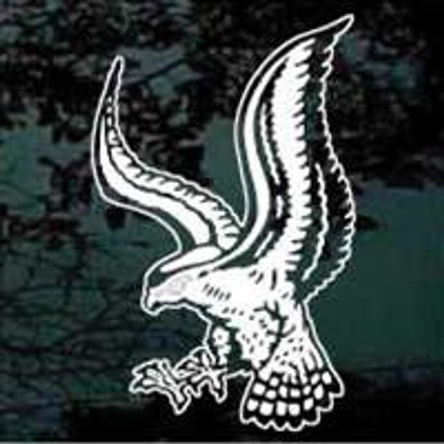 Detailed Falcon Mascot Window Decals