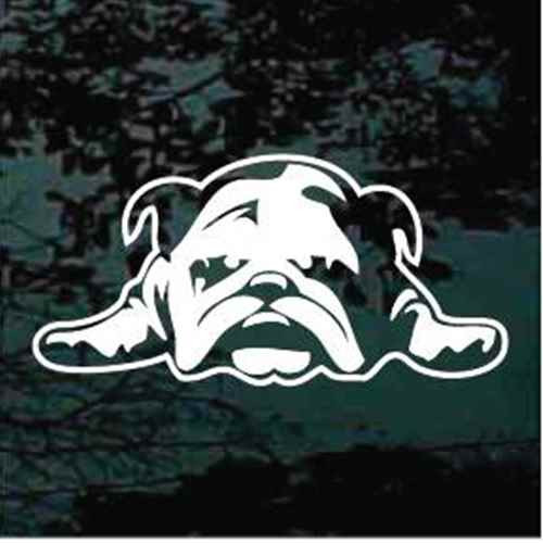 English Bulldog Puppy car window decals stickers