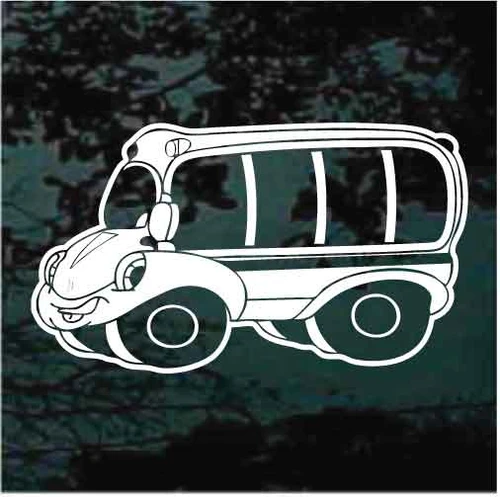 Cartoon School Bus car window decals stickers