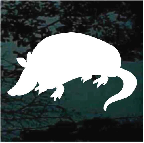 Armadillo Silhouette decals stickers