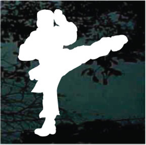 Martial Arts Silhouette 12 Decals