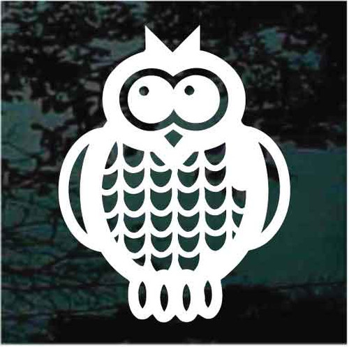 Alert Owl car window decals stickers