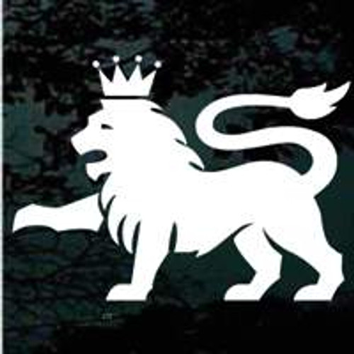 Heraldic Lion Crest Window Decals