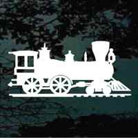 Locomotive Train car window decals stickers
