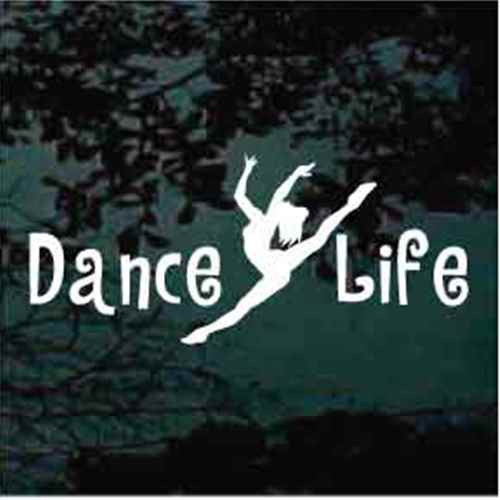 Dance Life car window decals stickers