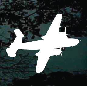 B25 Mitchell Aircraft car window decals stickers