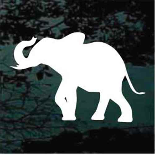 Elephant Silhouette car window decals stickers
