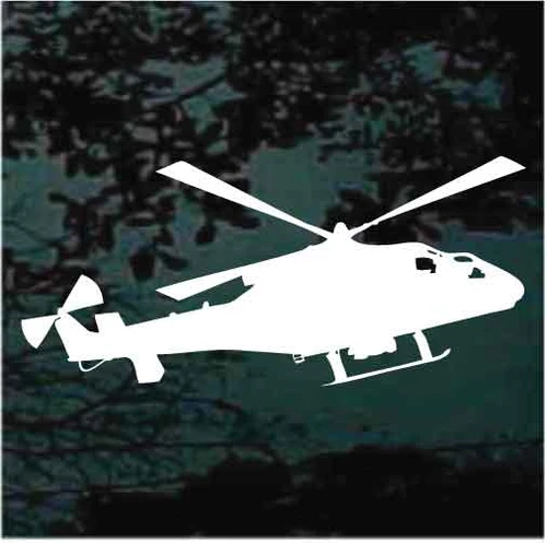 Wallhogs Haynes Silhouette Helicopter decals stickers