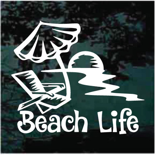 beach life decal