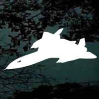 SR71 Blackbird Jet Silhouette car window decals stickers