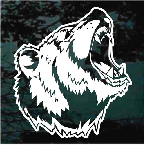Nice Bear Head decals stickers