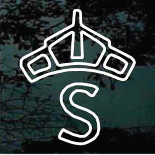 Swedish Warmblood Horse Breed Logo car window decals stickers