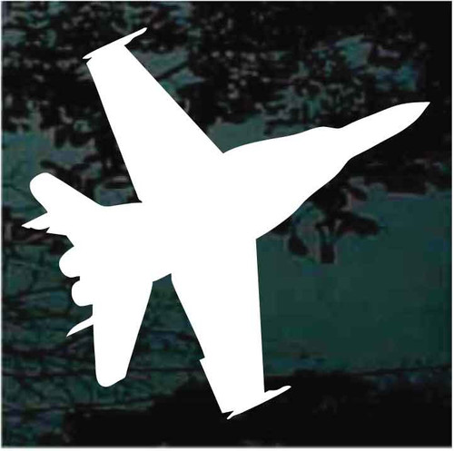 F18 Hornet Silhouette Aircraft decals stickers