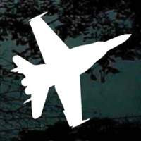 F18 Hornet Silhouette car window decals stickers
